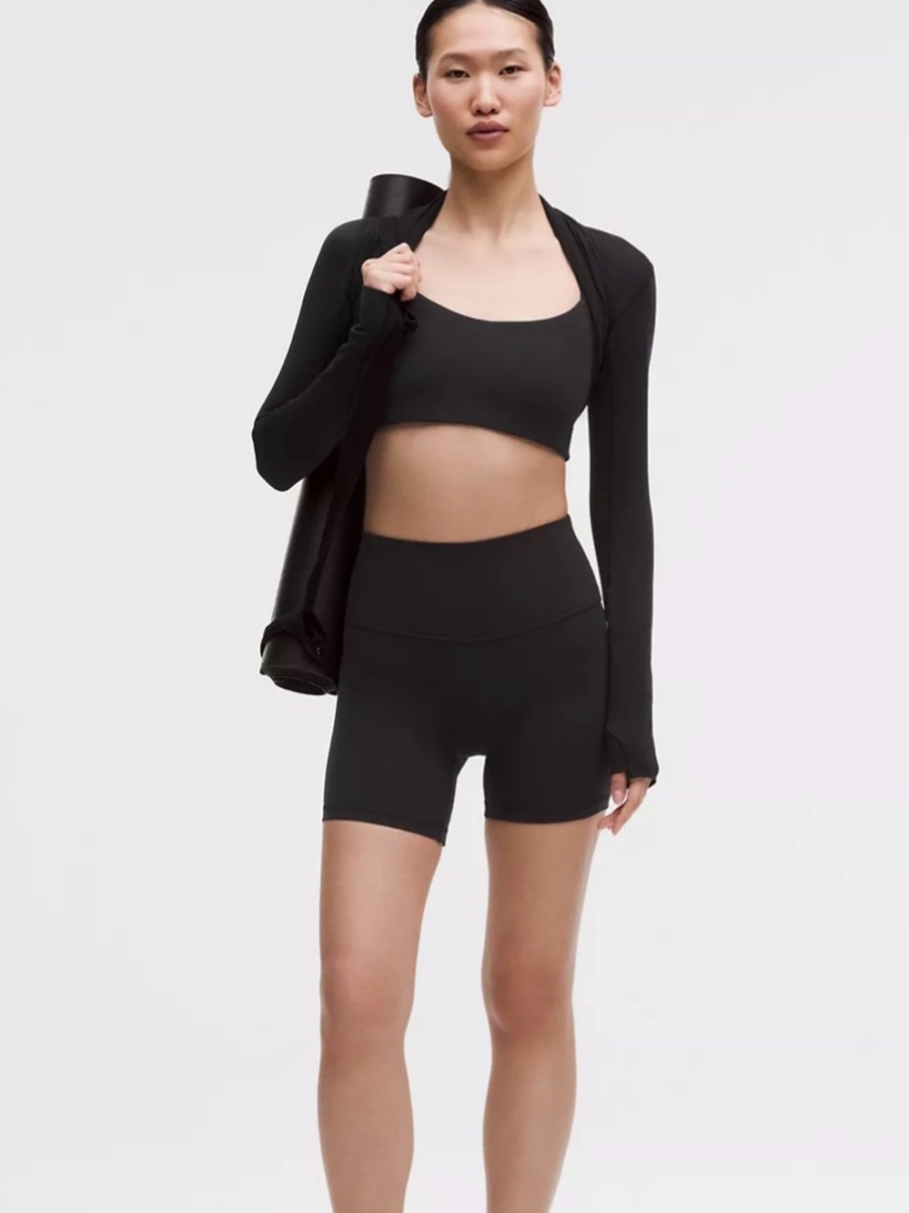 lululemon athletica Black align High-Rise Bike Shorts